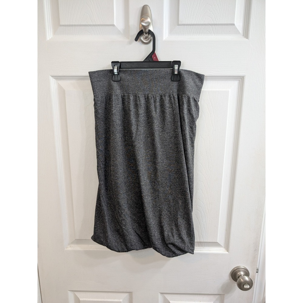 Lululemon Boulevard Bliss Skirt Womens Heathered‎ Bubble Hem Ribbed - Size 10